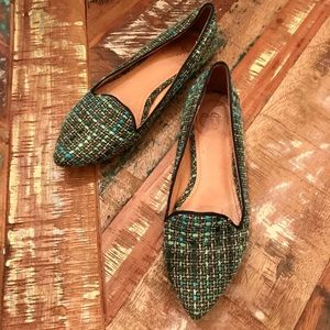 Joie Ladies Woven Plaid Flats 6.5